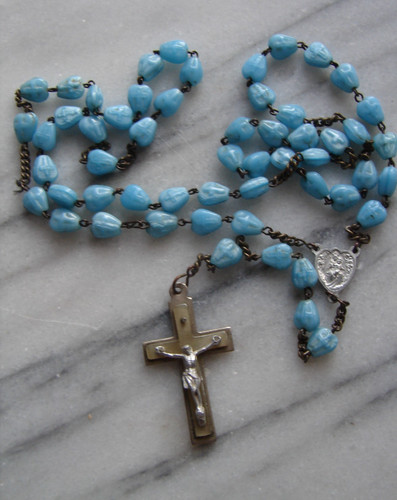 Glas herz form - glas, blau