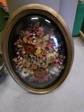 Klosterarbeit Blumen ca, 32x