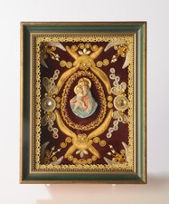 Klosterarbeit, Golddraht mit